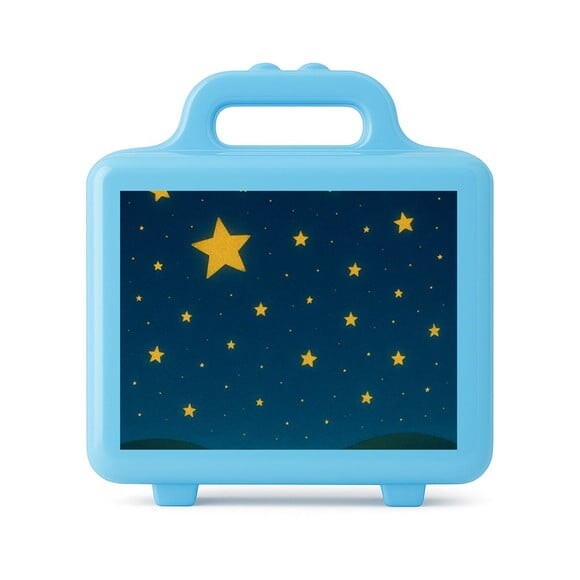 Maleta Plástica Personalizada 12x10cm Céu Estrelado