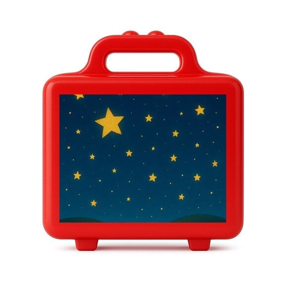 Maleta Plástica Personalizada 12x10cm Céu Estrelado