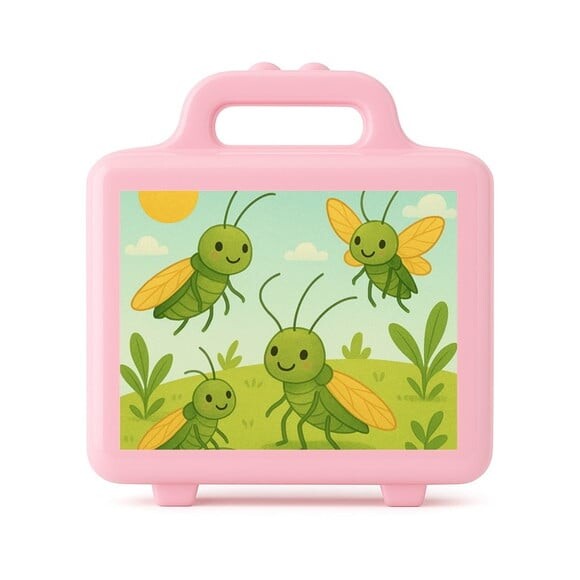 Maleta Plástica Personalizada 12x10cm Cigarras