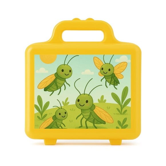Maleta Plástica Personalizada 12x10cm Cigarras