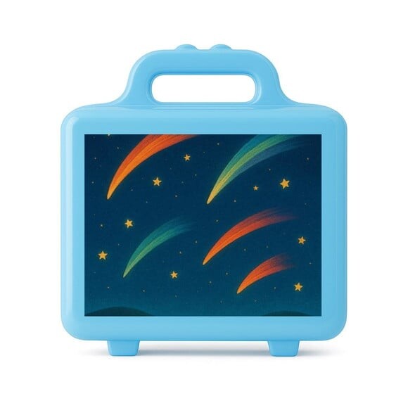 Maleta Plástica Personalizada 12x10cm Cometas