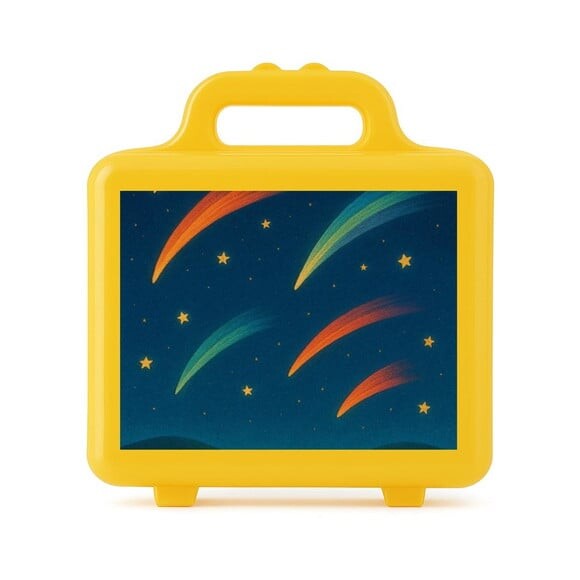 Maleta Plástica Personalizada 12x10cm Cometas