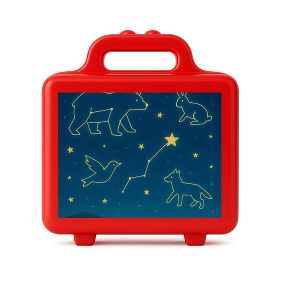 Maleta Plástica Personalizada 12x10cm Constelações