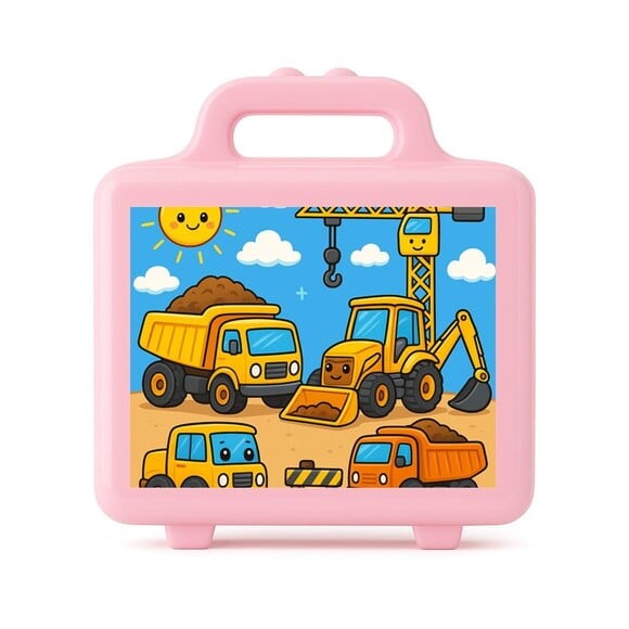 Maleta Plástica Personalizada 12x10cm Construção Civil