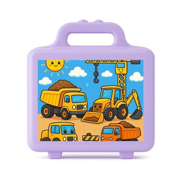 Maleta Plástica Personalizada 12x10cm Construção Civil