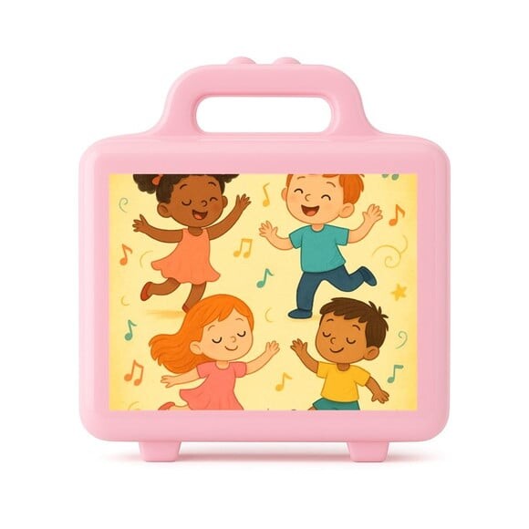 Maleta Plástica Personalizada 12x10cm Dança