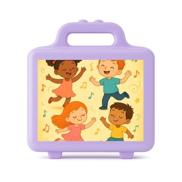Maleta Plástica Personalizada 12x10cm Dança