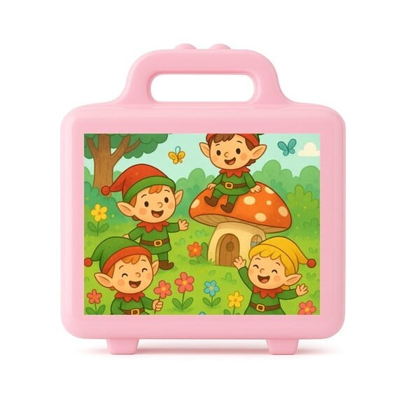 Maleta Plástica Personalizada 12x10cm Duendes