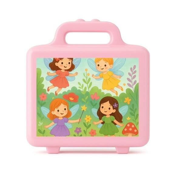 Maleta Plástica Personalizada 12x10cm Fadas