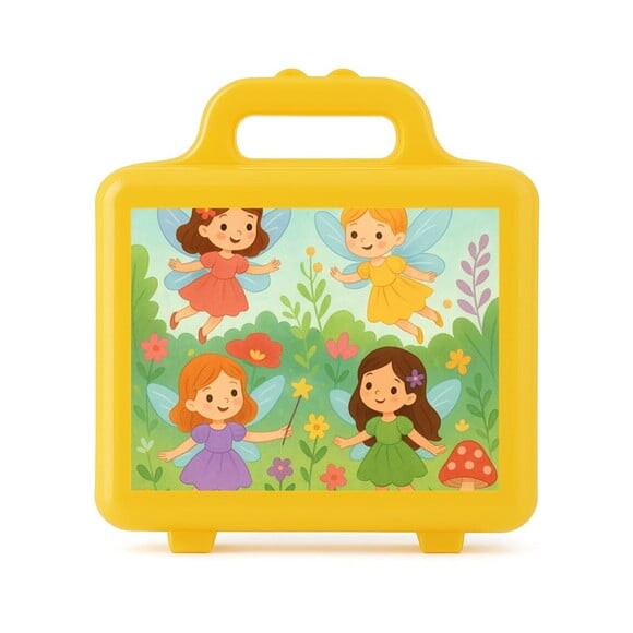 Maleta Plástica Personalizada 12x10cm Fadas