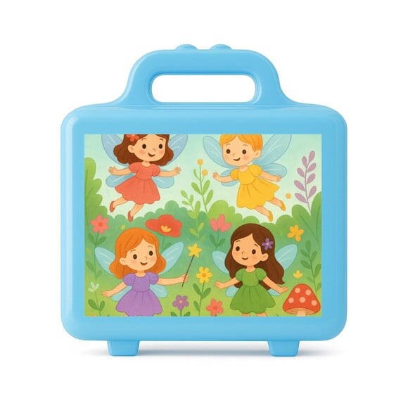 Maleta Plástica Personalizada 12x10cm Fadas