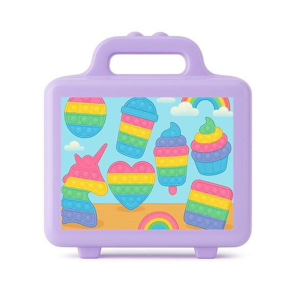 Maleta Plástica Personalizada 12x10cm Fidget Toys