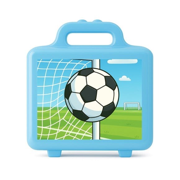 Maleta Plástica Personalizada 12x10cm Futebol