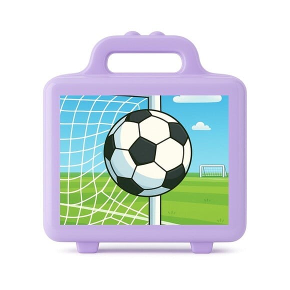 Maleta Plástica Personalizada 12x10cm Futebol