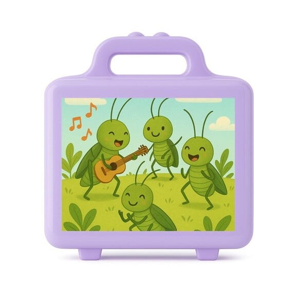Maleta Plástica Personalizada 12x10cm Grilos