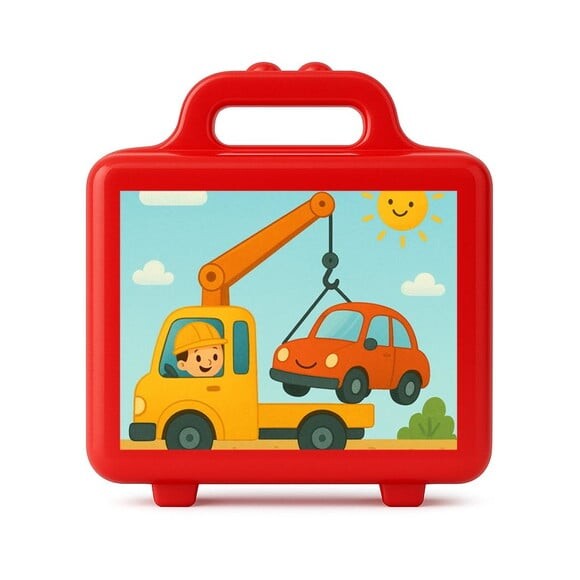 Maleta Plástica Personalizada 12x10cm Guincho