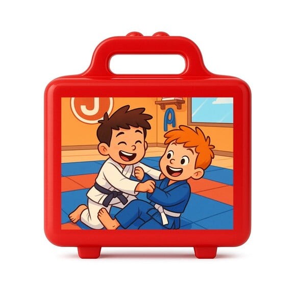 Maleta Plástica Personalizada 12x10cm Jiu-jítsu