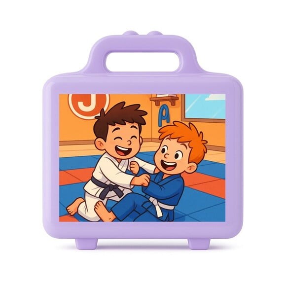 Maleta Plástica Personalizada 12x10cm Jiu-jítsu