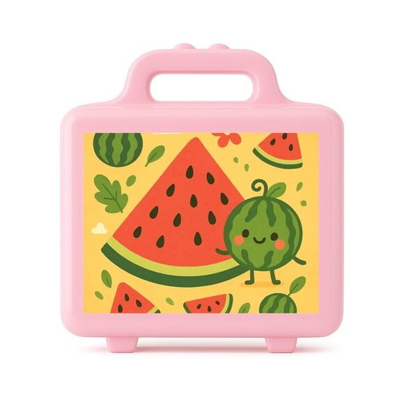 Maleta Plástica Personalizada 12x10cm Melancia