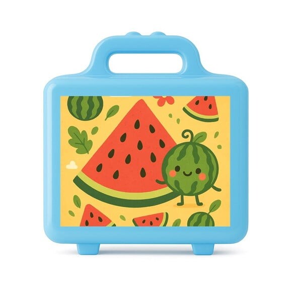 Maleta Plástica Personalizada 12x10cm Melancia