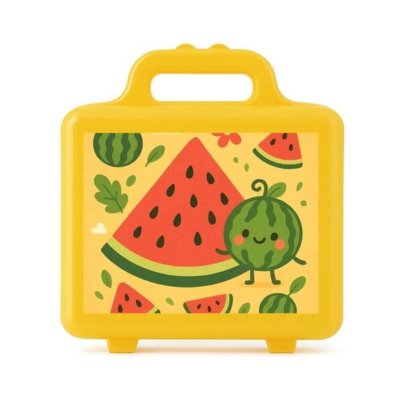Maleta Plástica Personalizada 12x10cm Melancia