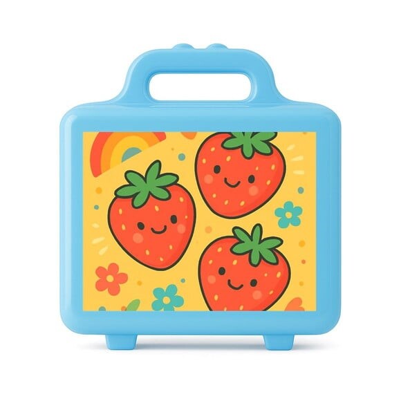 Maleta Plástica Personalizada 12x10cm Moaranguinhos Fofos