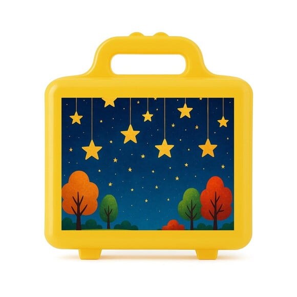 Maleta Plástica Personalizada 12x10cm Noite das Estrelas