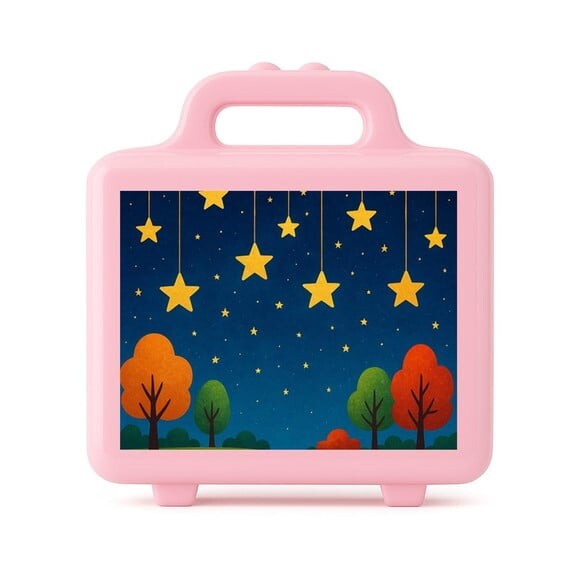Maleta Plástica Personalizada 12x10cm Noite das Estrelas