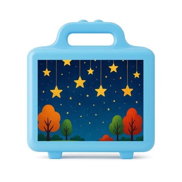 Maleta Plástica Personalizada 12x10cm Noite das Estrelas