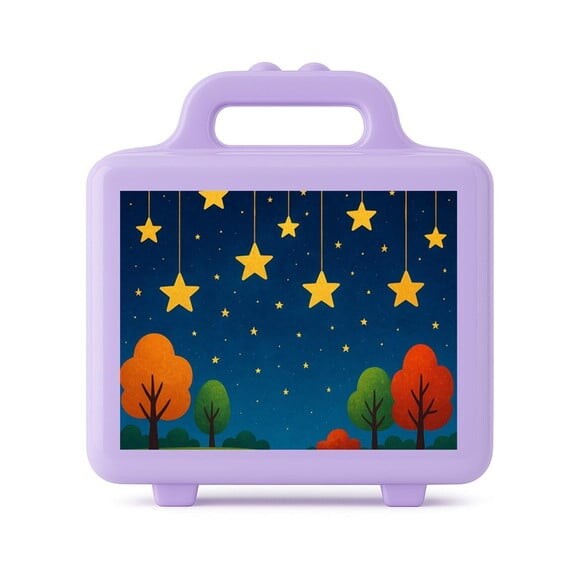 Maleta Plástica Personalizada 12x10cm Noite das Estrelas