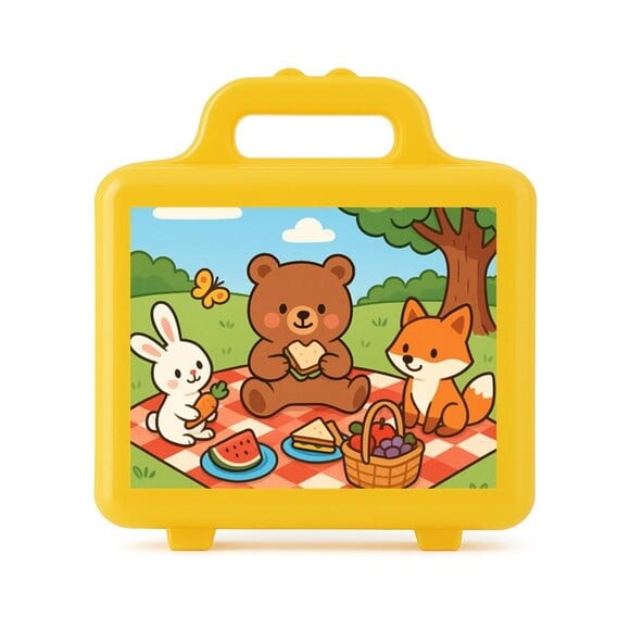 Maleta Plástica Personalizada 12x10cm Picnic