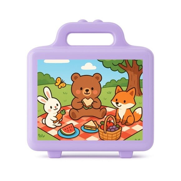Maleta Plástica Personalizada 12x10cm Picnic