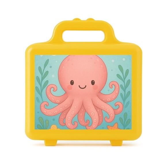 Maleta Plástica Personalizada 12x10cm Polvo