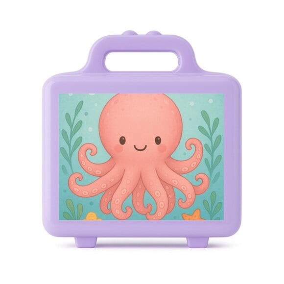 Maleta Plástica Personalizada 12x10cm Polvo