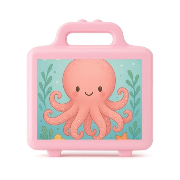 Maleta Plástica Personalizada 12x10cm Polvo