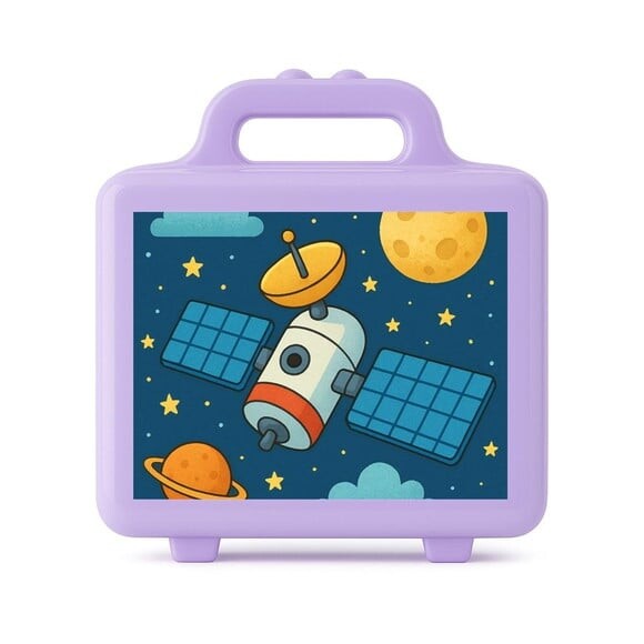 Maleta Plástica Personalizada 12x10cm Satélite