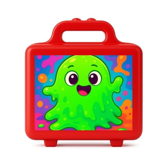 Maleta Plástica Personalizada 12x10cm Slime