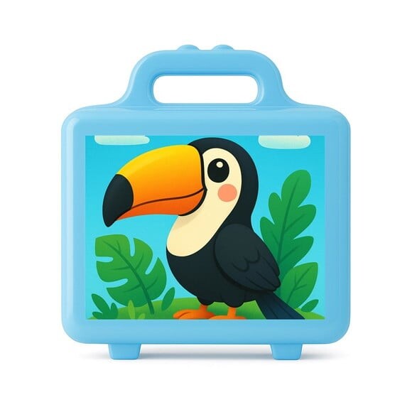 Maleta Plástica Personalizada 12x10cm Tucano