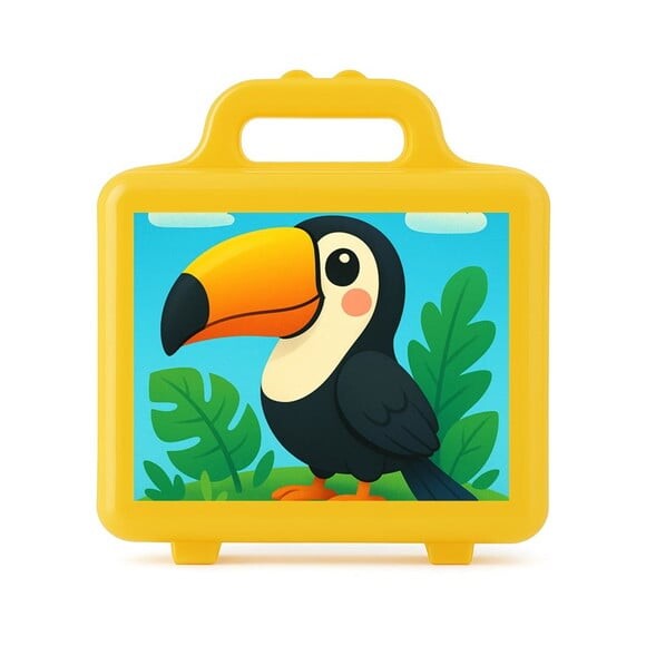 Maleta Plástica Personalizada 12x10cm Tucano