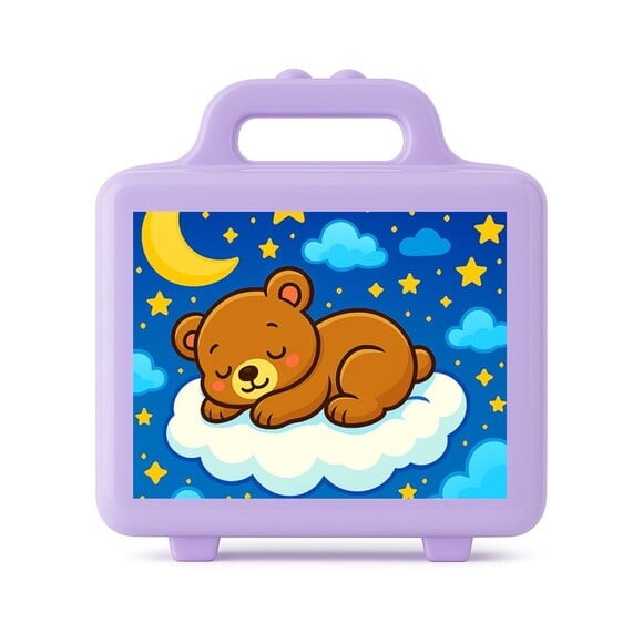 Maleta Plástica Personalizada 12x10cm Ursinho Soninho