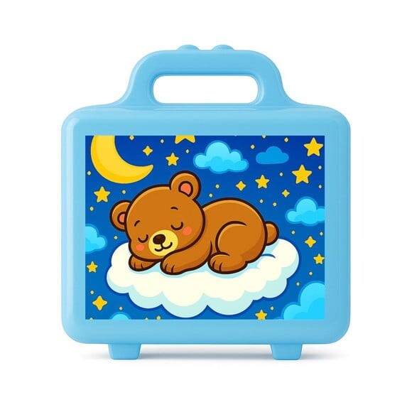 Maleta Plástica Personalizada 12x10cm Ursinho Soninho