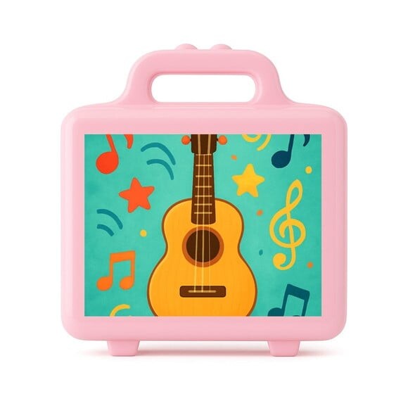Maleta Plástica Personalizada 12x10cm Violão