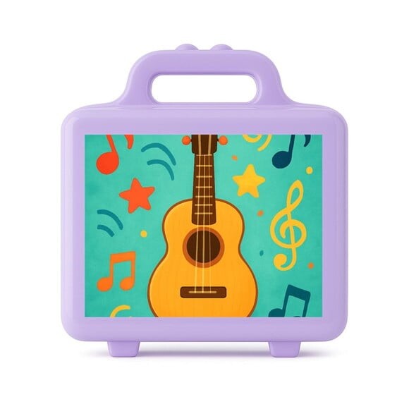 Maleta Plástica Personalizada 12x10cm Violão