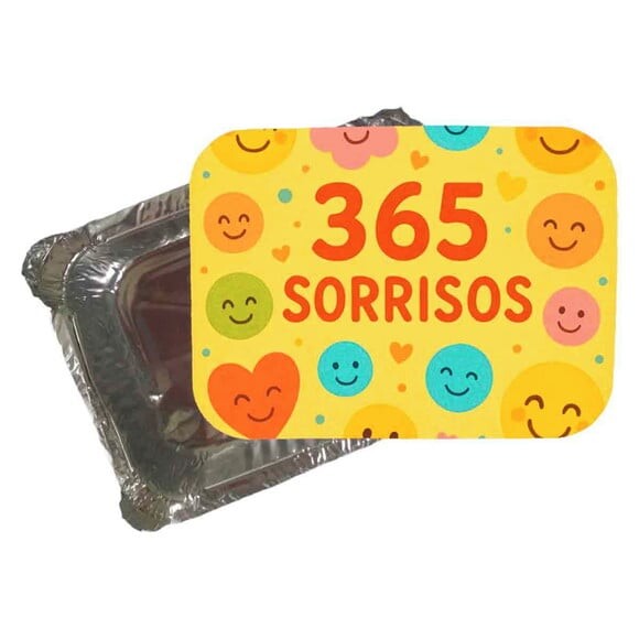 Marmitinha Personalizada 220ml 365 Sorrisos