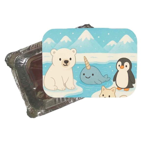 Marmitinha Personalizada 220ml Animais do Ártico