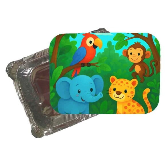 Marmitinha Personalizada 220ml Animais Tropicais