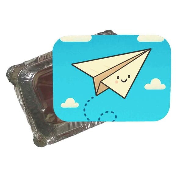 Marmitinha Personalizada 220ml Aviãozinho de Papel