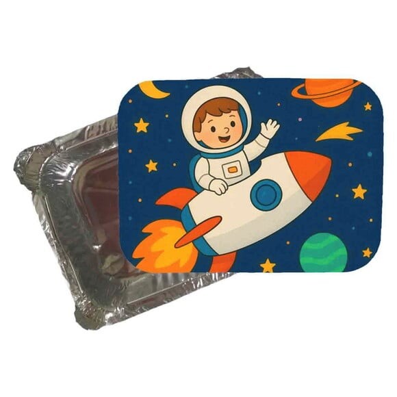 Marmitinha Personalizada 220ml Aventura Espacial