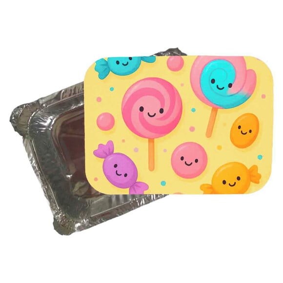 Marmitinha Personalizada 220ml Balas e Pirulitos