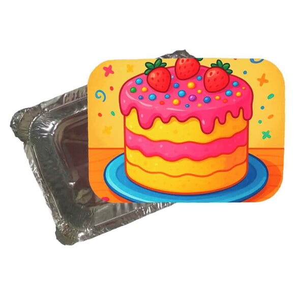 Marmitinha Personalizada 220ml Bolo Confeitado